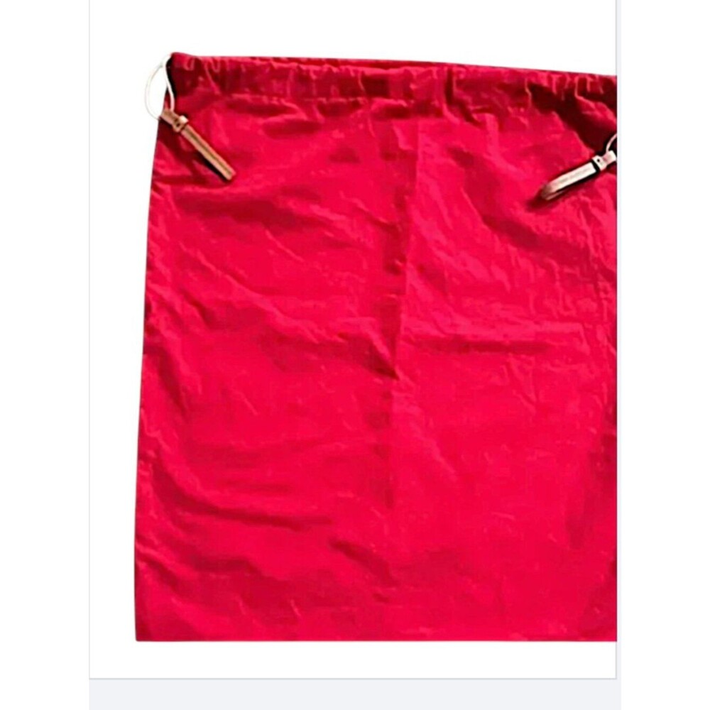 ELLEN TRACY New Extra Large Drawstring Dust Bag with Leather Logo Tabs